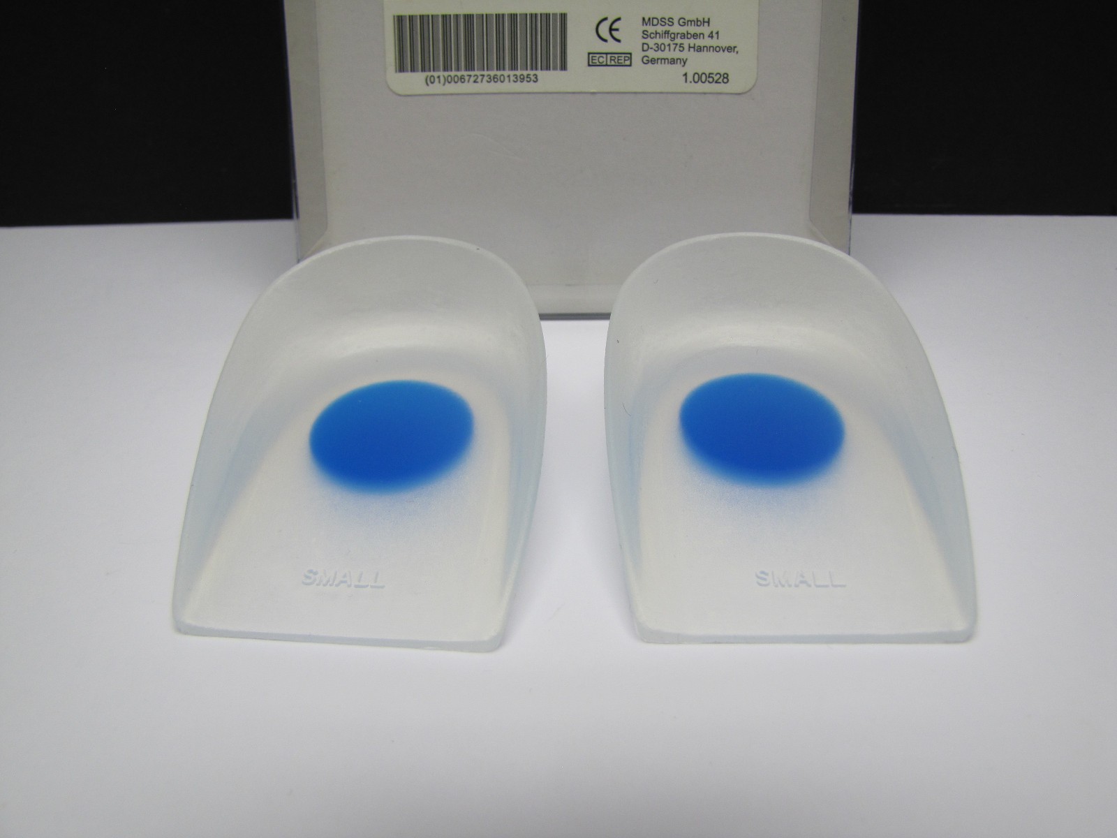 Breg Medical Grade Silicone Heel Cups Shoe Inserts – 11092 – Womens Size Small