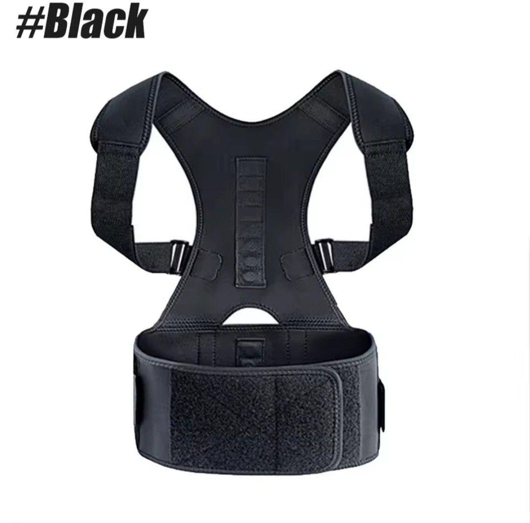 Magnetic Posture Corrector Back Shoulder Brace Belt Adjustable S-4XL