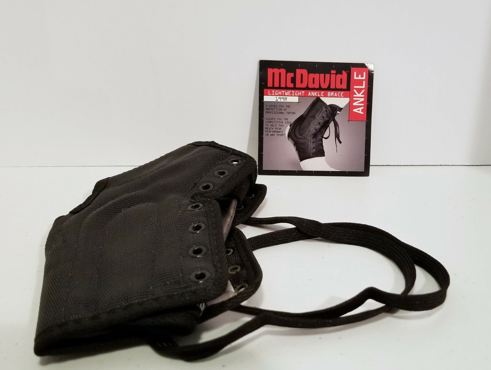 McDavid Light Weight Ankle Brace 199R B Protection Level III Black Size SM NOS
