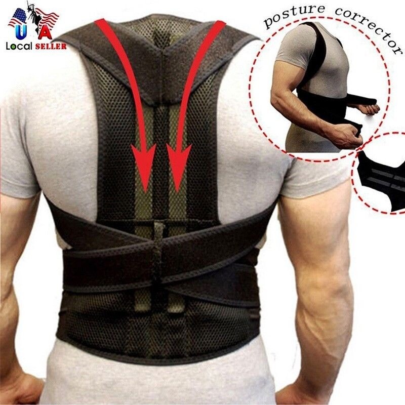US STOCK Heavy Lifting Lumbar Back Waist Support Belt Brace For Work Men/Women