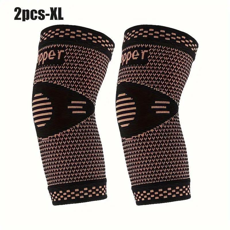 US Copper Elbow Brace Compression Support Sleeve Arthritis Tendonitis Joint Pain