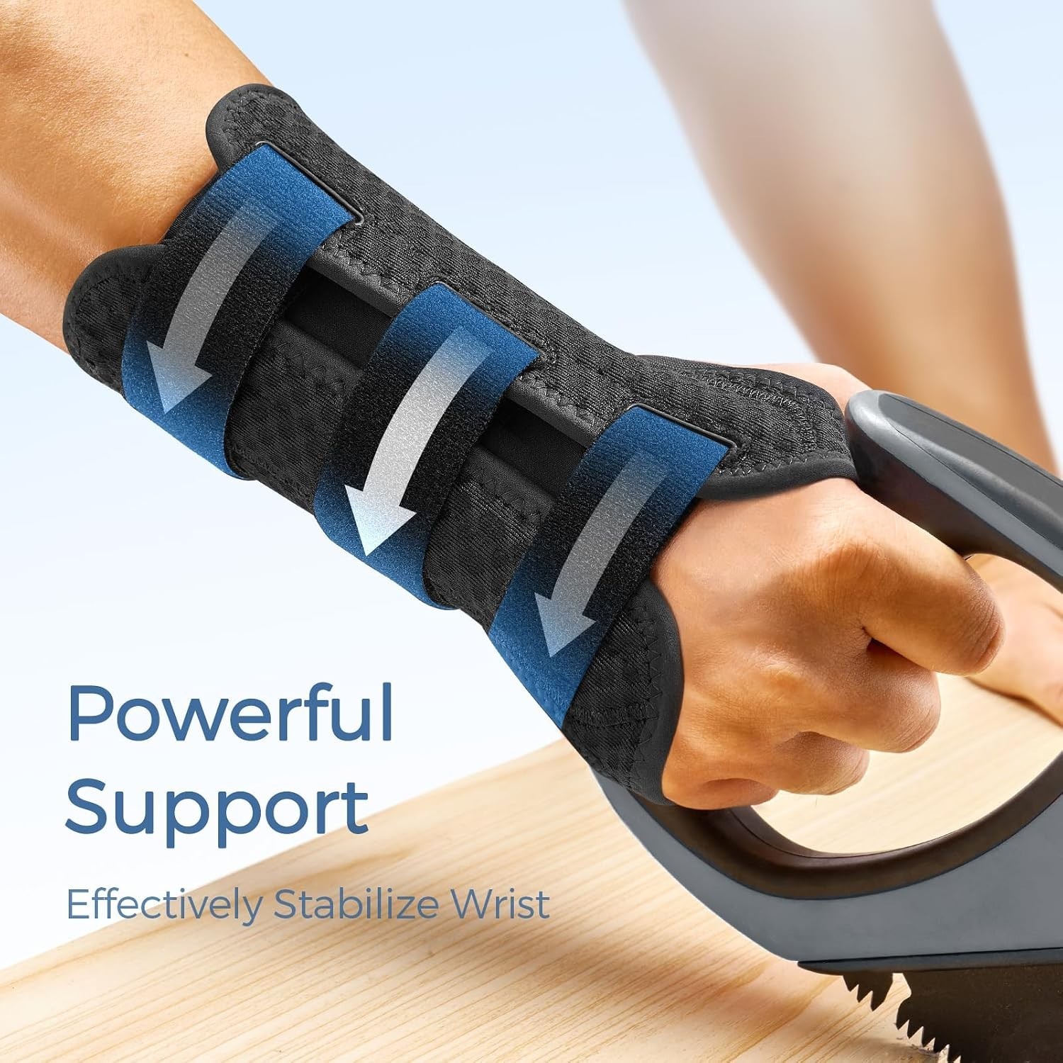 Reversible Wrist Brace Carpal Tunnel Night Support Left Right Hand Splint