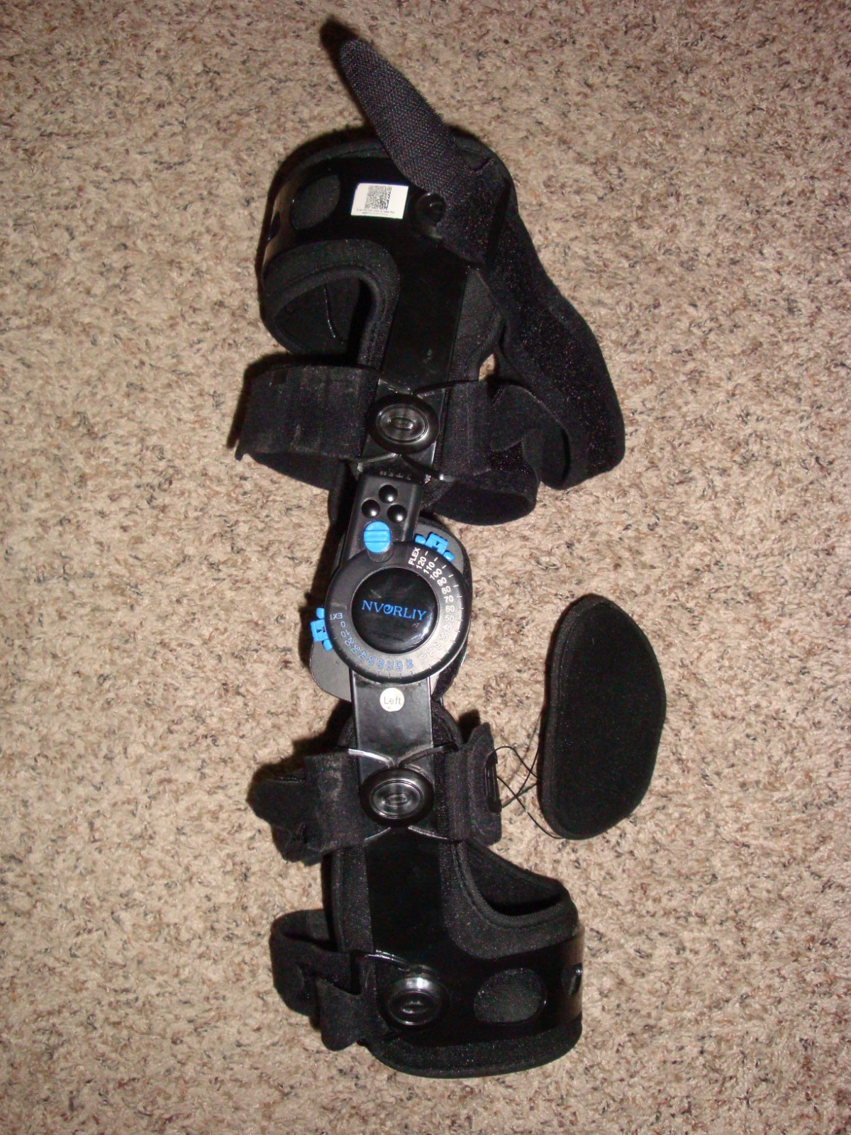 Nvorliy Knee Brace for Functional Posterior Cruciate Ligament Recovery Med left