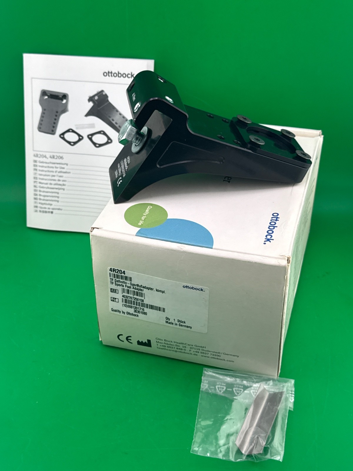 Ottobock Otto bock 4R204 prosthetic blade sports adapter. New
