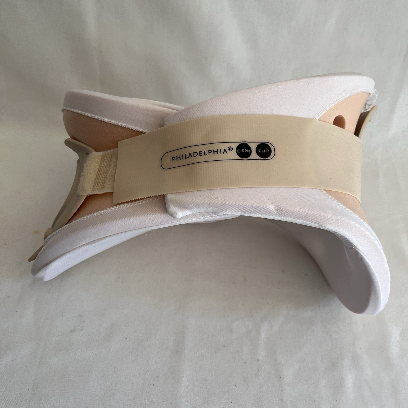 PHILADELPHIA® C-SPN CLLR Neck Collar New without Box Unused Beige White Cover