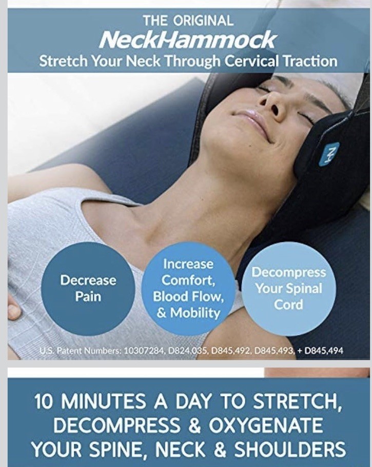 The Original Neck Hammock: Cervical traction device: NEW