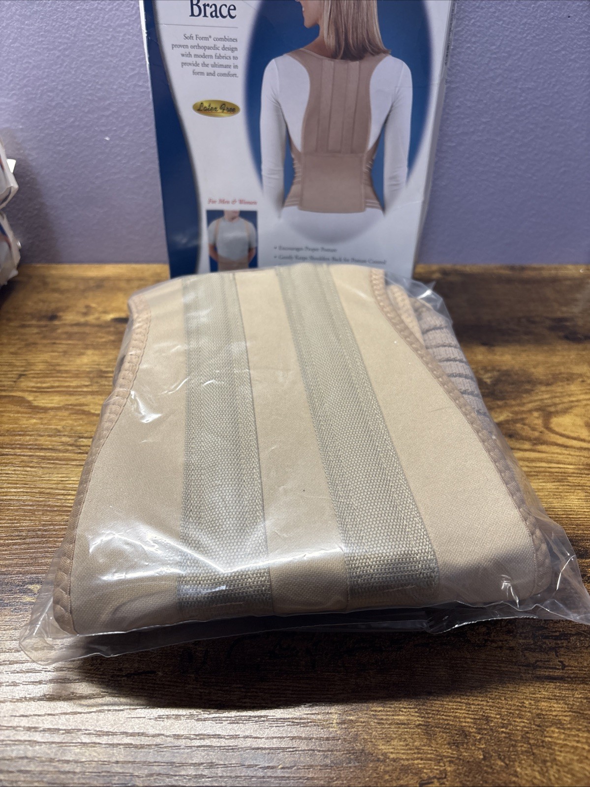 FLA orthopedics Posture Control Back Brace Large Beige 34-40”