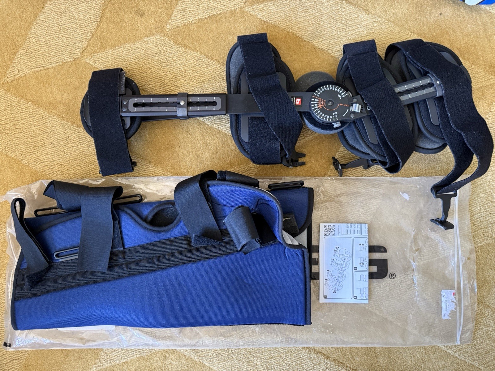 Breg T-Scope Premier Post Op Knee Brace – Black (08814)
