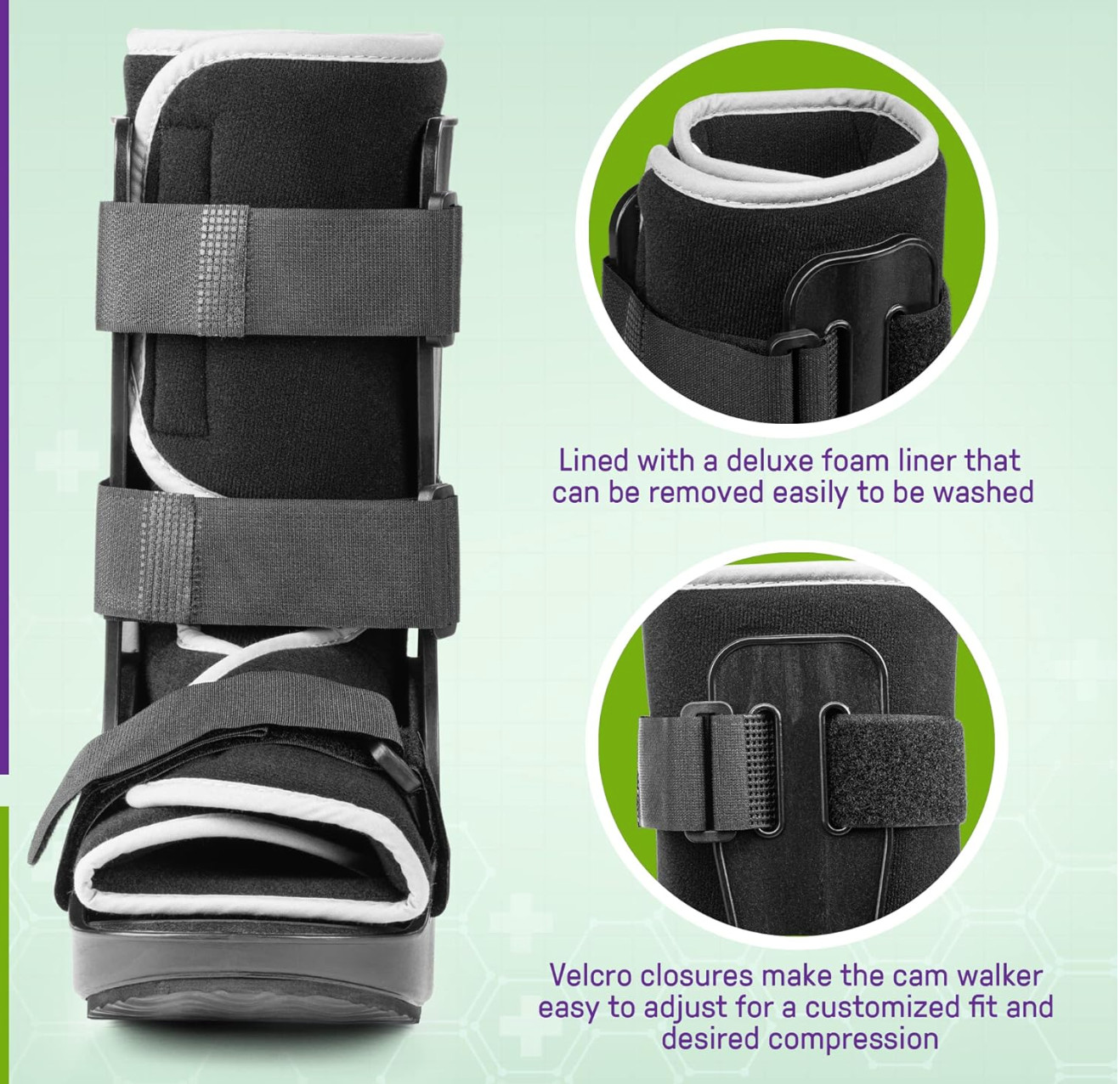 MARS WELLNESS Pediatric Walking Boot For Kids, Large, Fits Ages 3.5-5.5 Yrs Old