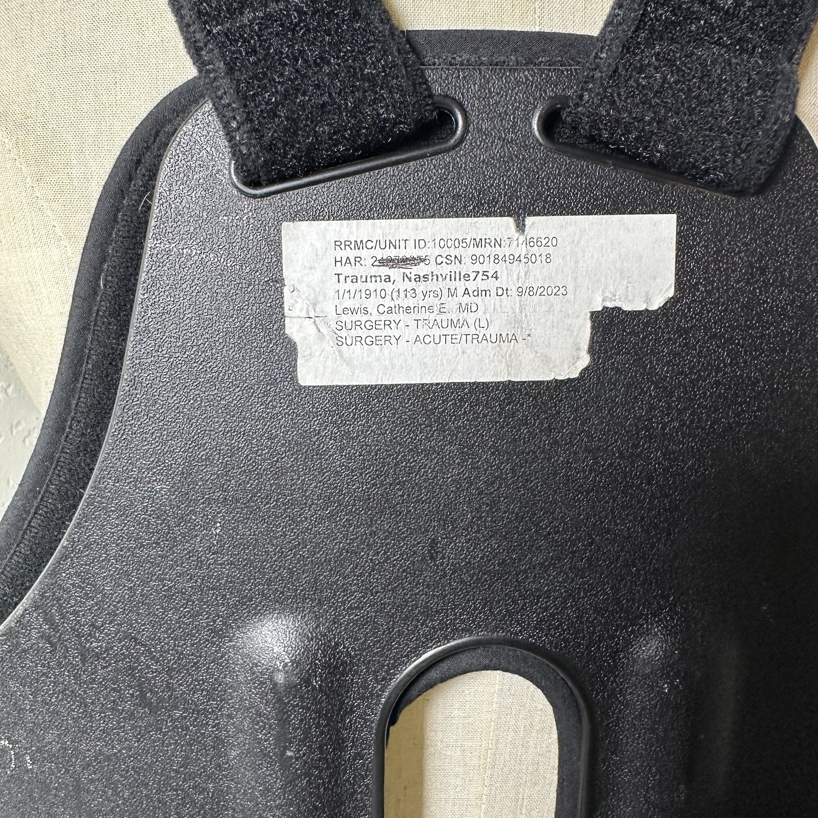 Ottobock TLSO 50R152-L Spinal Back Brace Adjustable Thoracic Lumbar Orthosis