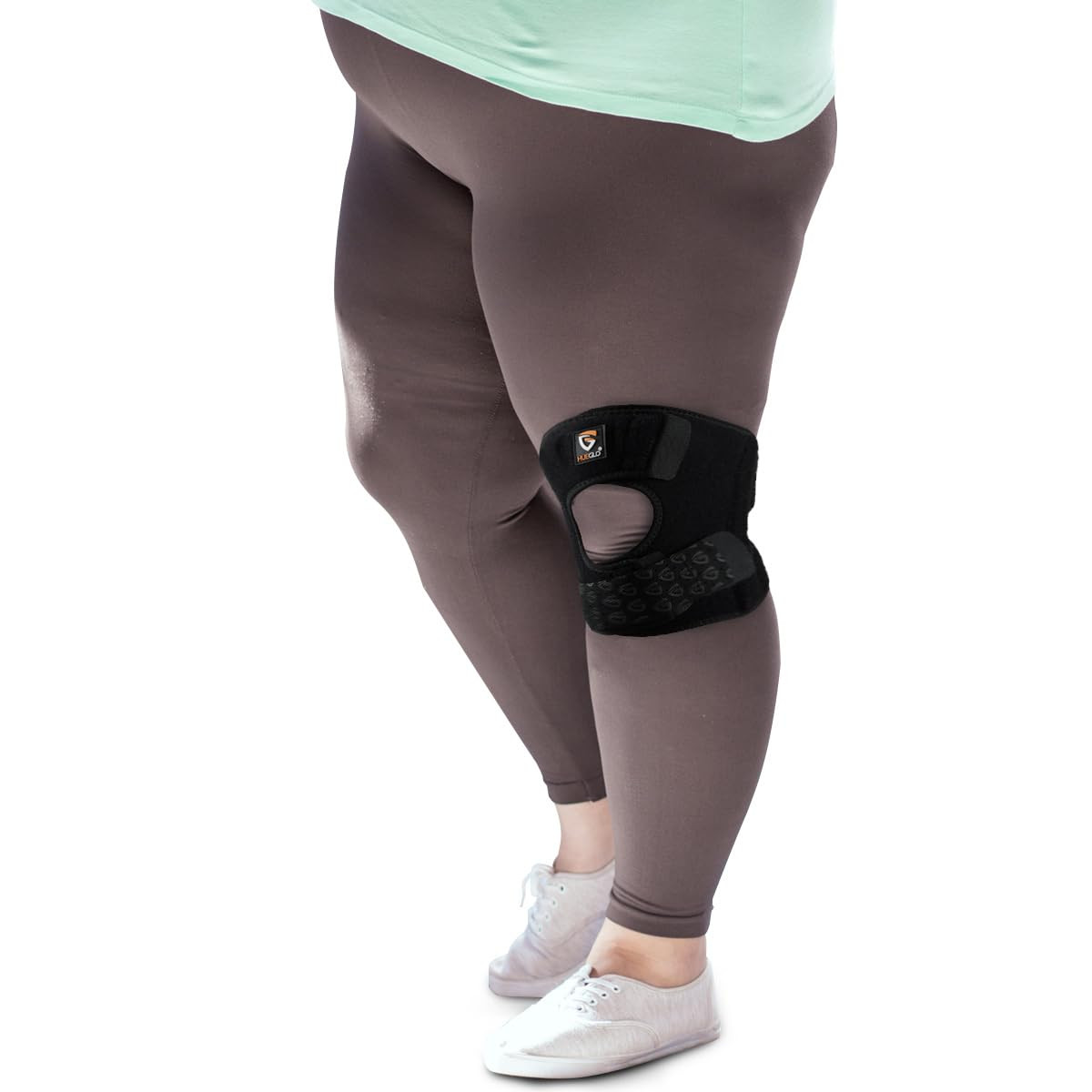 plus Size Knee Brace for Women and Men Knee Pain Relief,Adjustable