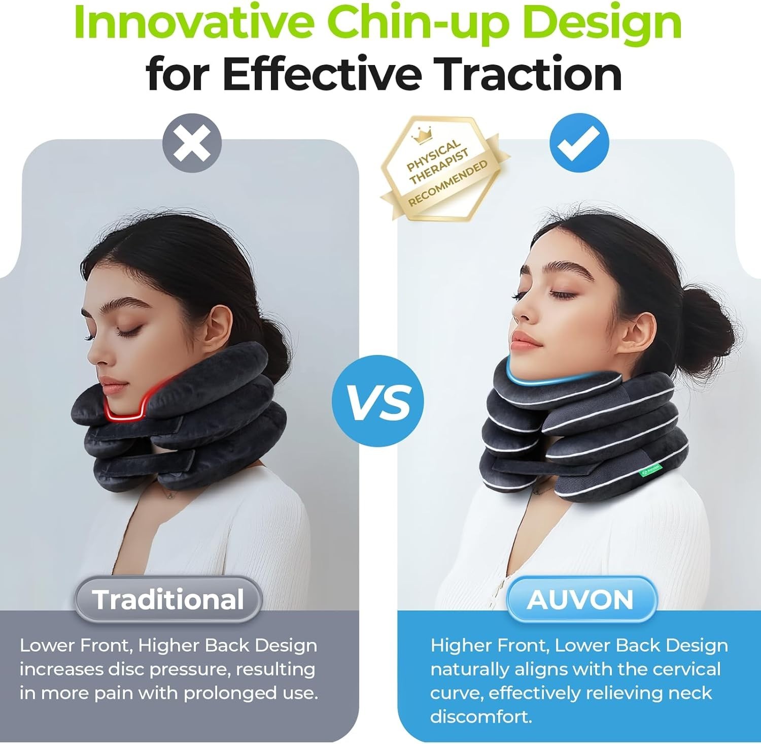 Neck Stretcher Cervical Traction Device – Neck Pain Relief Tension Reliever, …