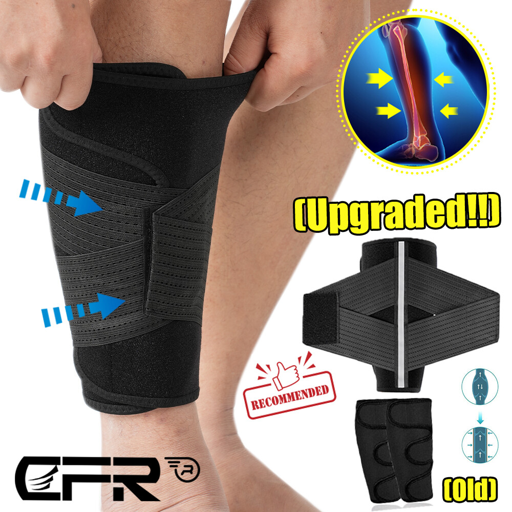 Calf Brace Compression Shin Splint Sleeve Support Leg Wrap Pain Relief GYM US