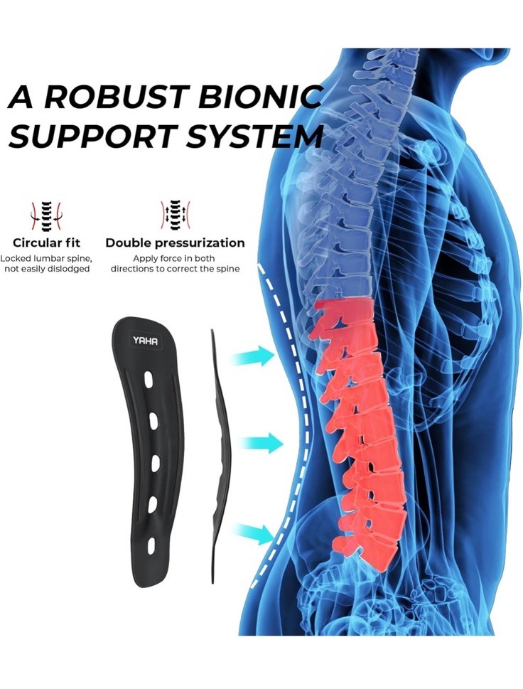 Back Brace for Lower Back Pain Size XXL Waist 51”-63” Yaha Black FAST SHIPPING
