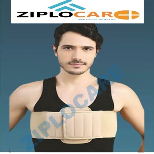 Ziplo Care Chest Rib Belt Elastic Wrap Injury Binder Compression & Support Brace