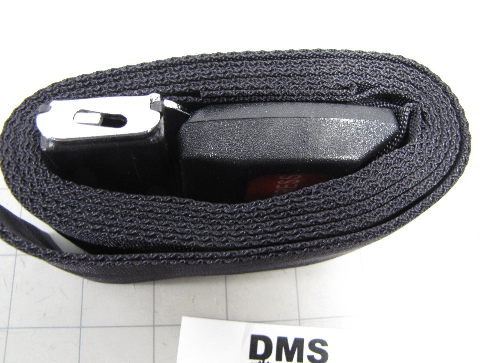 9ft Long DMS 11091BK Black Nylon Strap w/ Push Button Buckle -NEW-