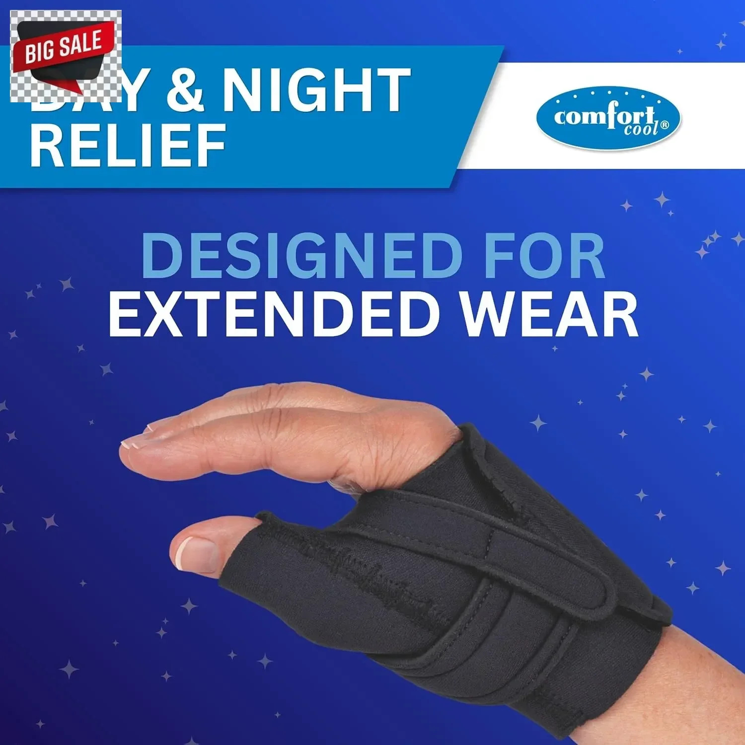 Comfort Cool CMC Thumb Brace – Beige, Left Hand, Large Plus | NC79590 | Breathab