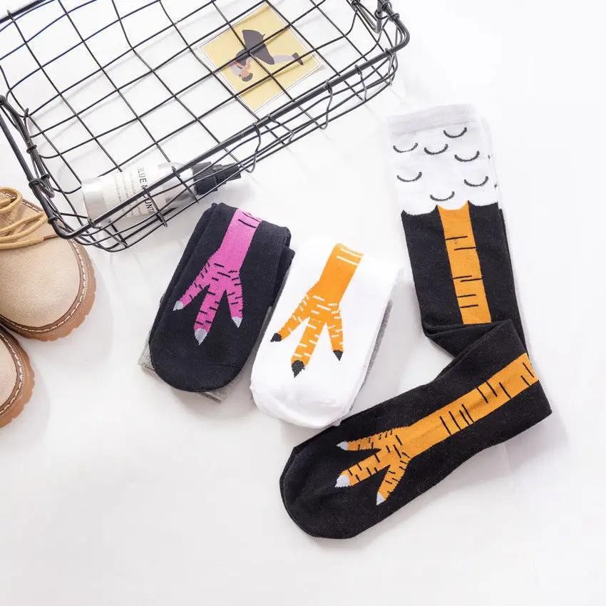 Funny Chicken Paw Stocking Over-knee 50/70cm Pressure Long Stocking for Women Pe