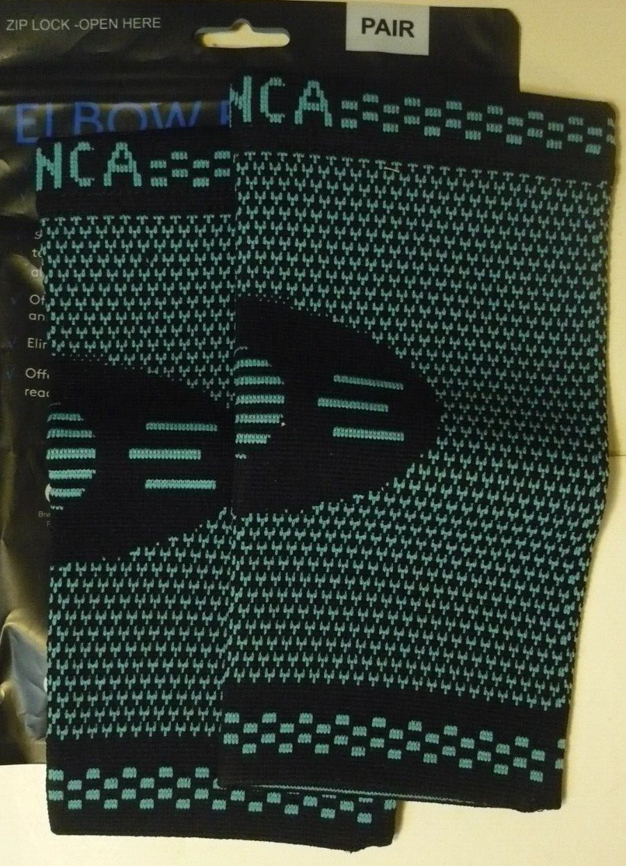 NEENCA 2 Pack Professional Elbow Brace Compression Elbow Sleeve S Small N