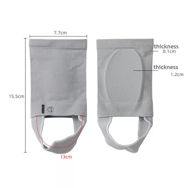 2x Foot Insole Pain Relief Plantar Fasciitis Gel Pads Arch Support Shoes Insert