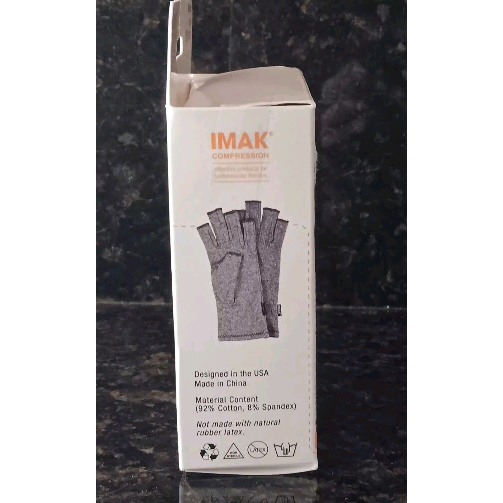 New IMAK Compression Arthritis Gloves A20172 Size Large One Pair
