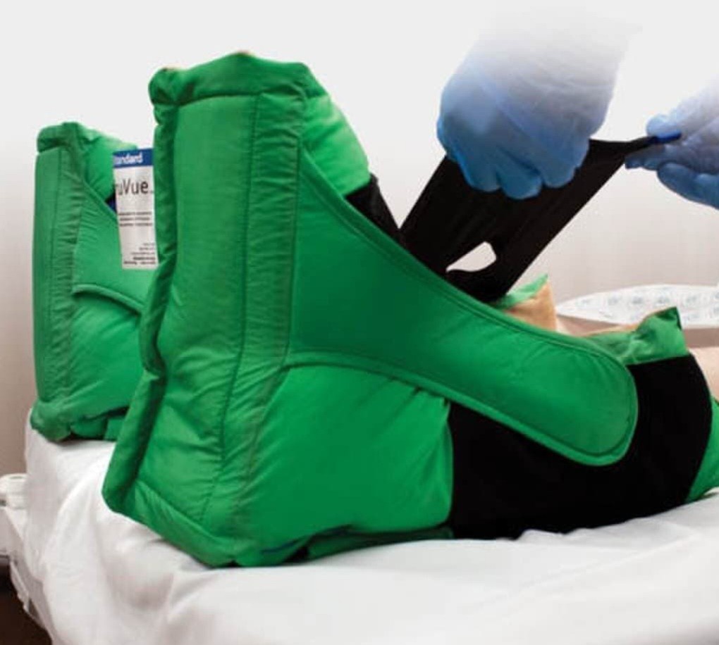 TruVue Standard Size Heel Protector Boots with wedges