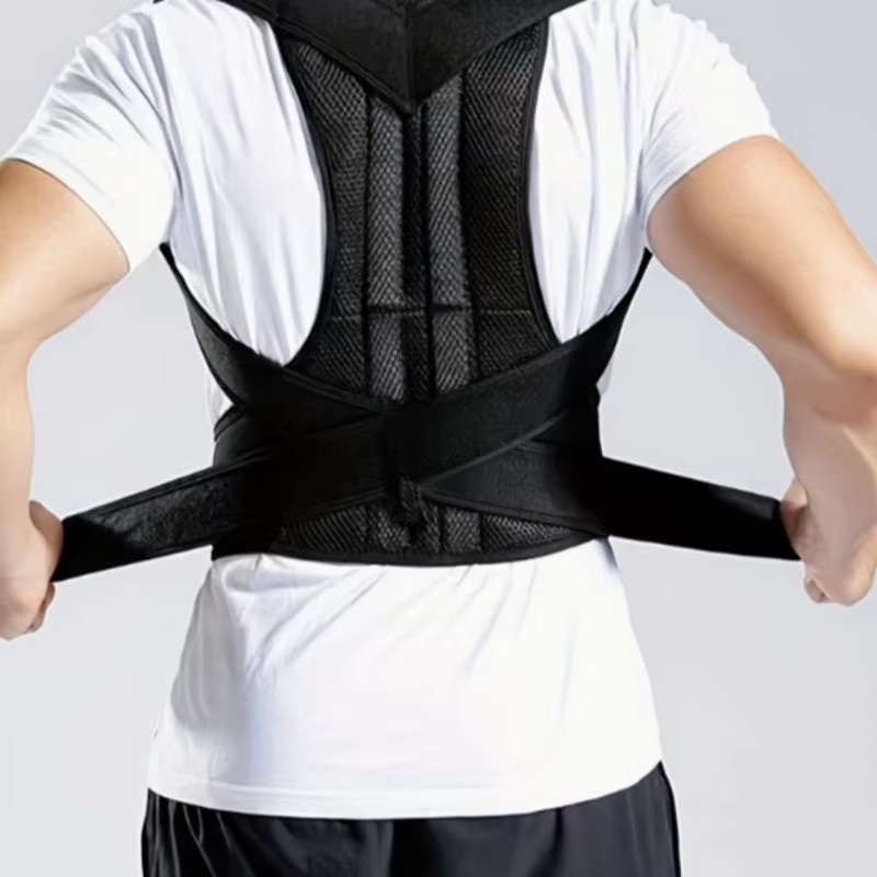 Adjustable Posture Corrector Low Back Support- Shoulder Brace Men- Women