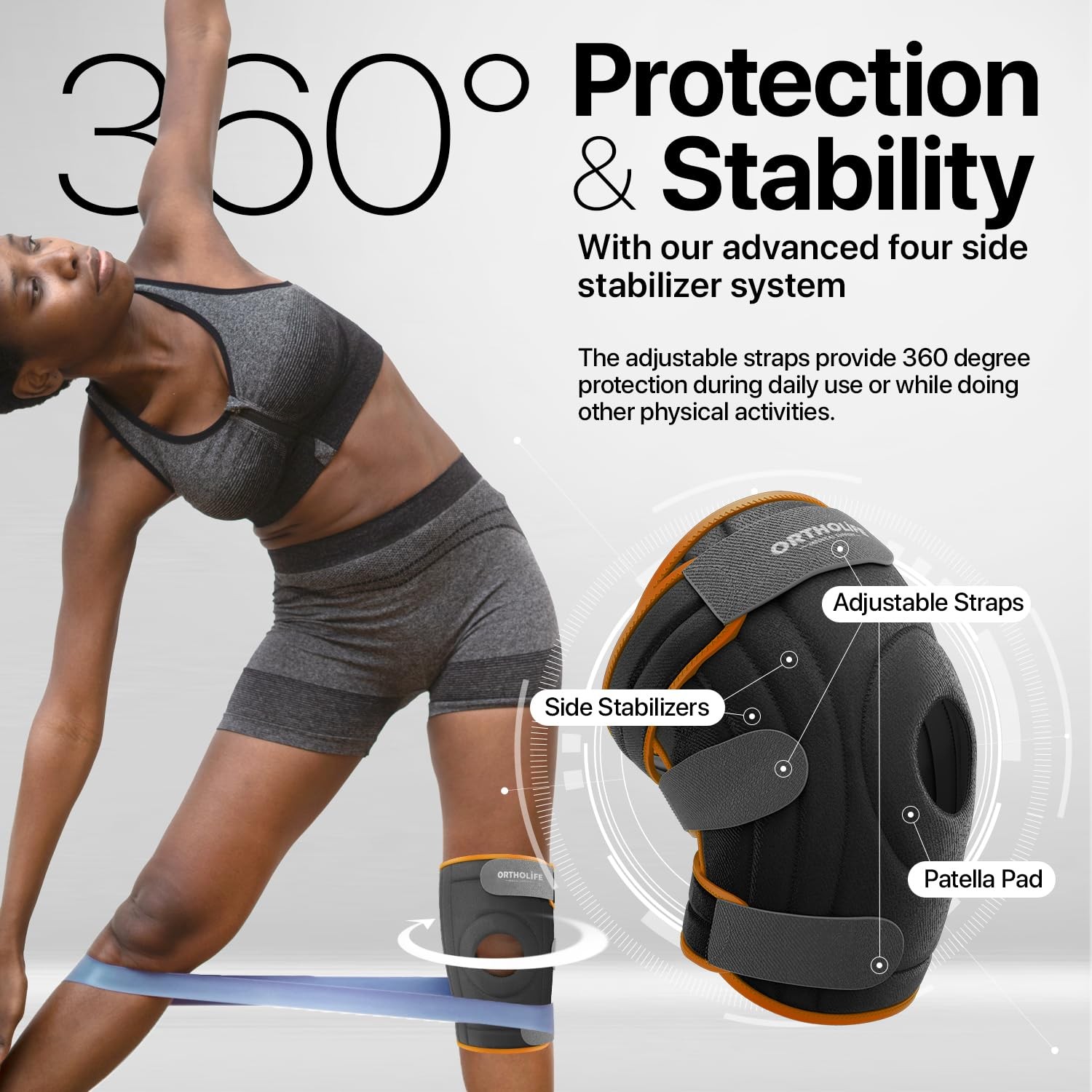 Knee Brace for Women and Men – Knee Compression Sleeve for Meniscus Tear, ACL…