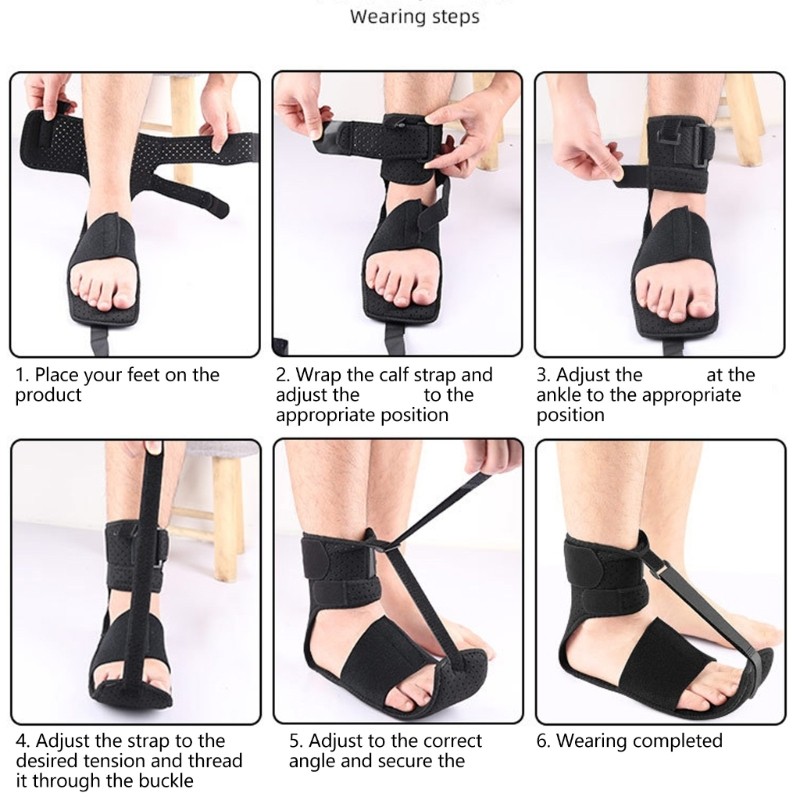 Plantar Fasciitis Night Splint Soft Plantar Fascia Brace for Sleepings,Foot Drop