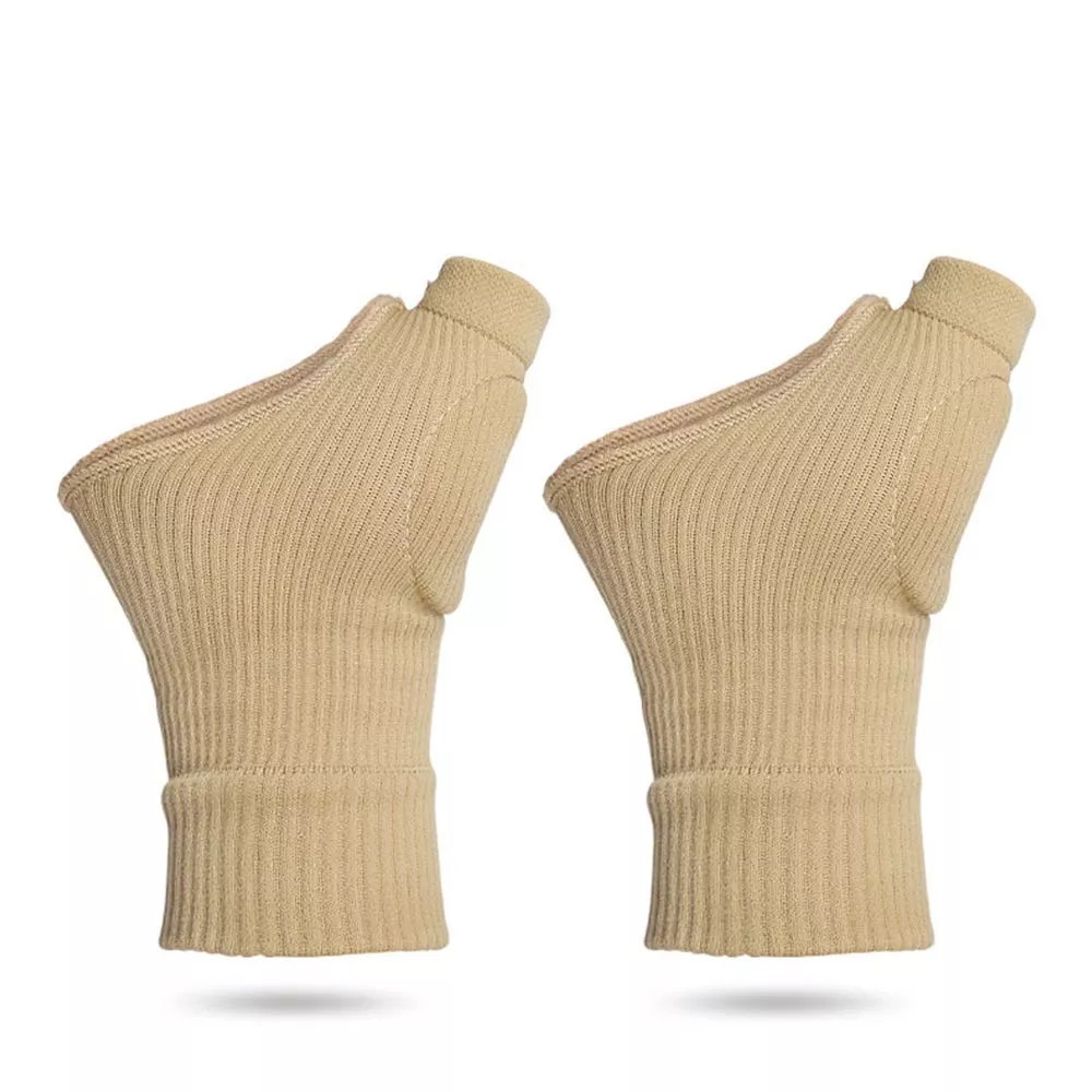 2× Compression Gloves Joint Care Thumb Support Wrist Brace Arthritis Pain Relief