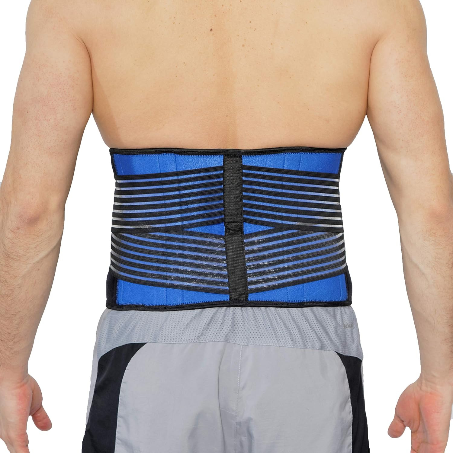 Neoprene Back Brace for Men or Women – Adjustable & Breathable Lumbar Support Be