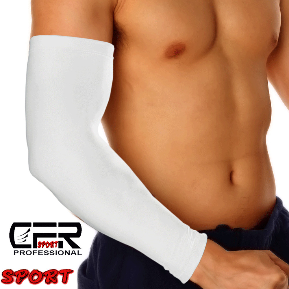 Compression Elbow Support Thigh Arm Sleeve Brace Anti Sun UV For Men Women Wrap