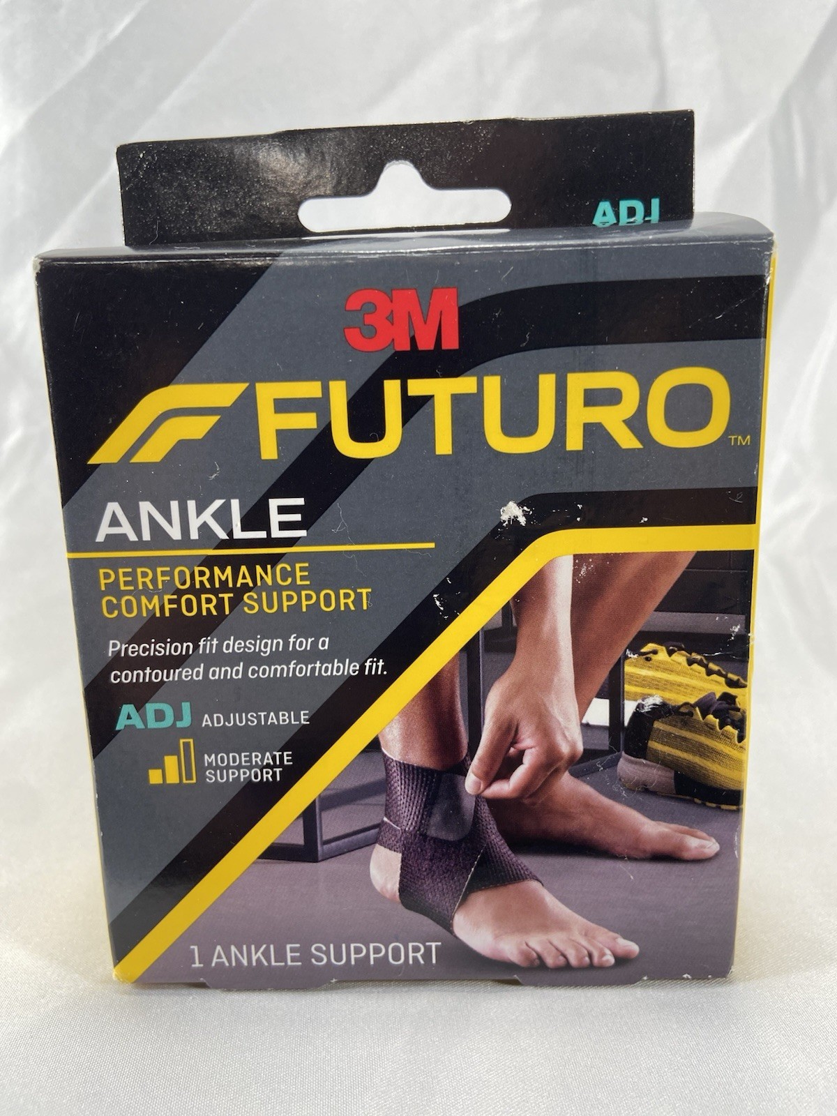 NIB- 3M Futuro ANKLE Performance Comfort Support, Adjustable w/Mod. Support