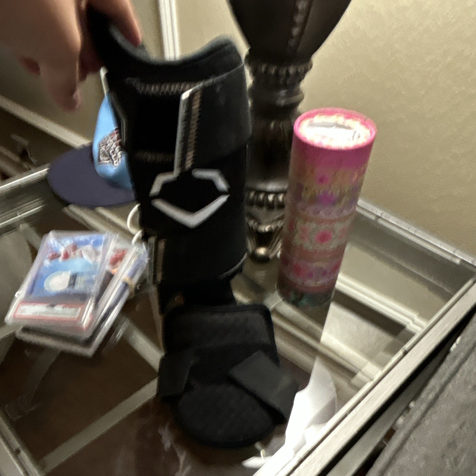 Adjustable Black Ankle Brace Support Stabilization Unisex Adult One Size