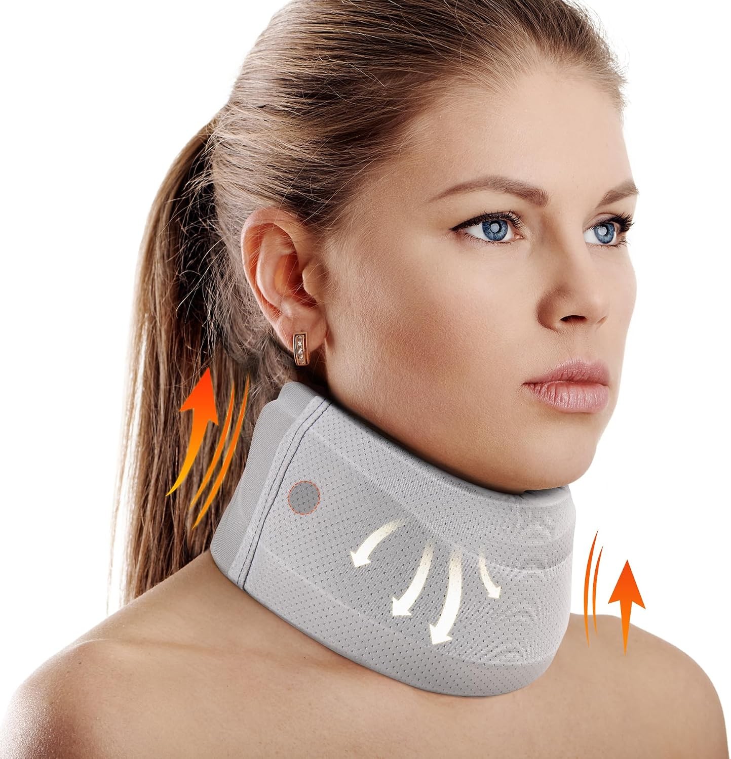 Neck Brace for Neck Pain and Support, Soft Neck Support Relieves Pain & Pressure