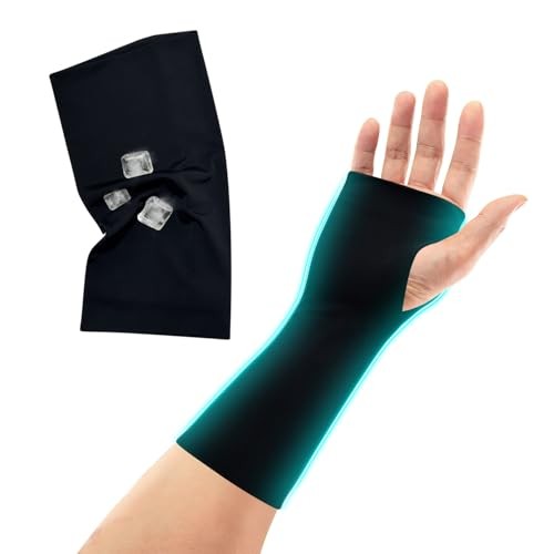 Hand Socks for Splint Under Brace, Wrist Brace Liner, Arm Sleeves Under Large