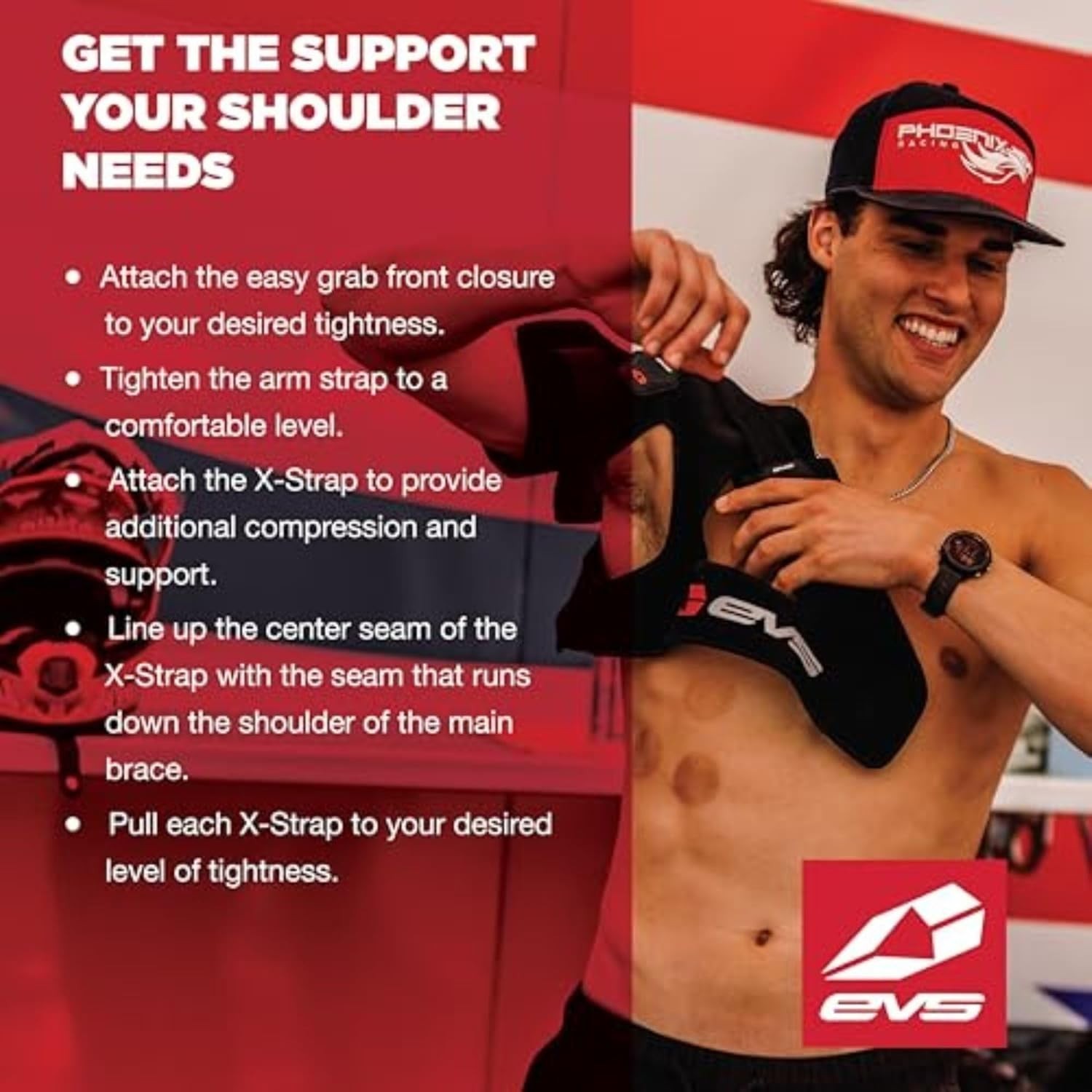 Ultimate Shoulder Stability Brace for Active Men – XX-Large Compression Support