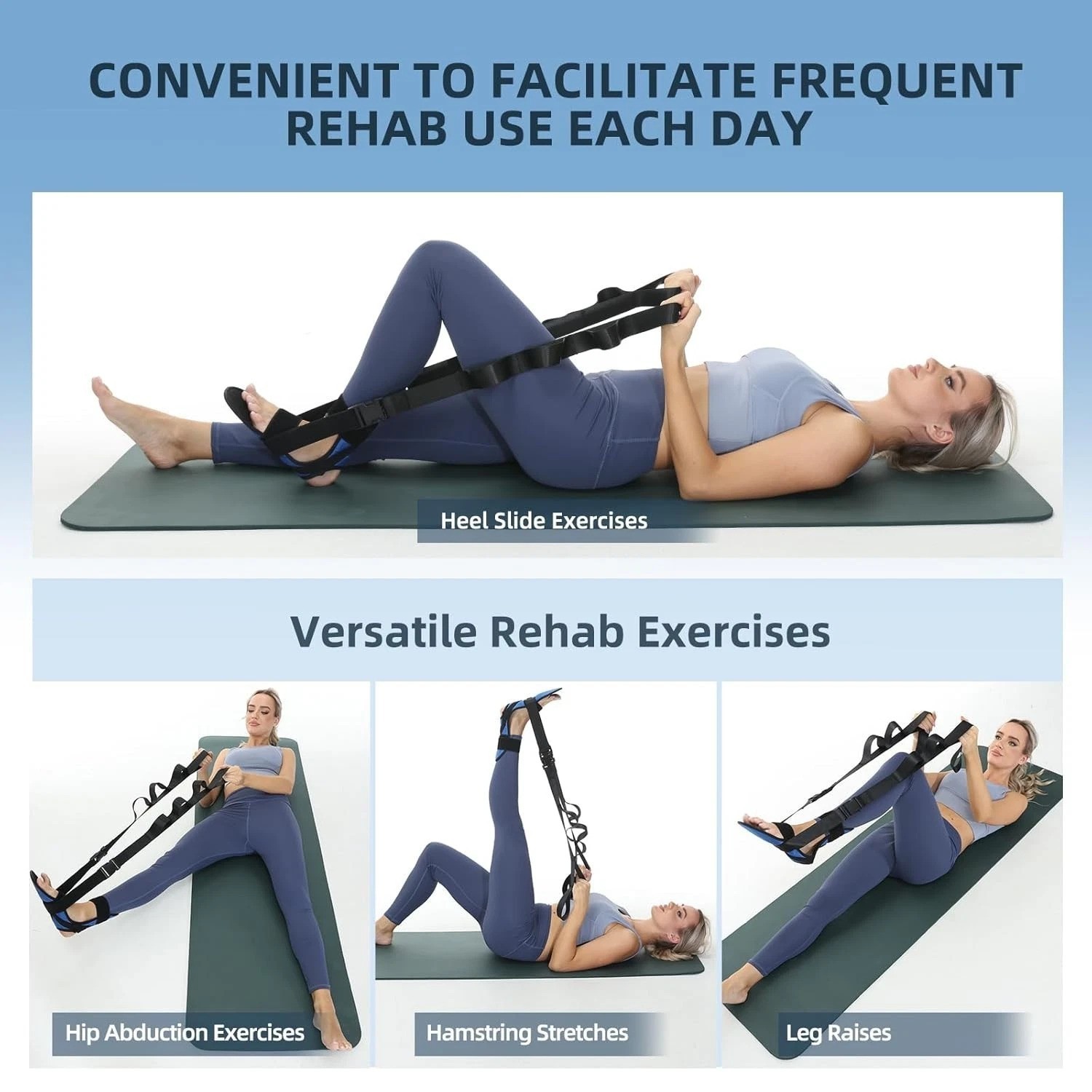 Essential Post-Surgery Knee Rehab Kit – Adjustable & HSA Eligible Equipment