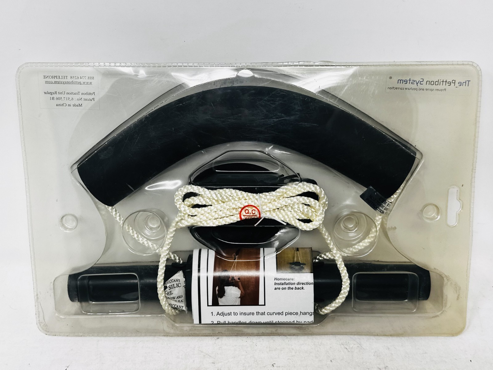 Sealed Pettibon System Cervical Traction Unit Over Door Device Neck Therapy
