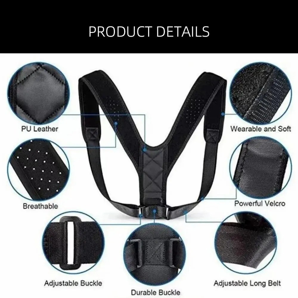 Back Posture Correction Belt Hunchback Prevention Correction of Sitting Posture