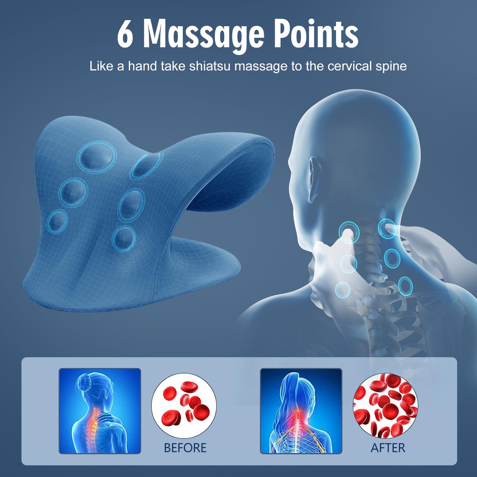 ComfortLife Neck Stretcher for Pain Relief, Neck and Shoulder Relaxer Cervica…