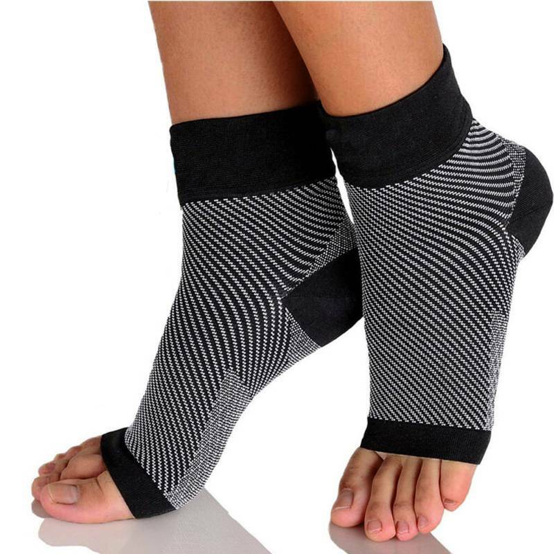 CFR Copper Infused Compression Socks Ankle Arch Support Planter Fasciitis Pain