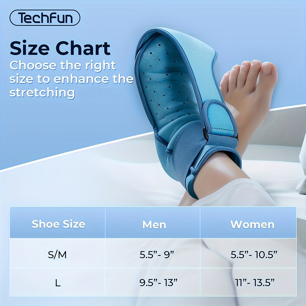 Night Splint Brace with Gel Ice Pack,Upgraded Planters Facetious for Women & Men