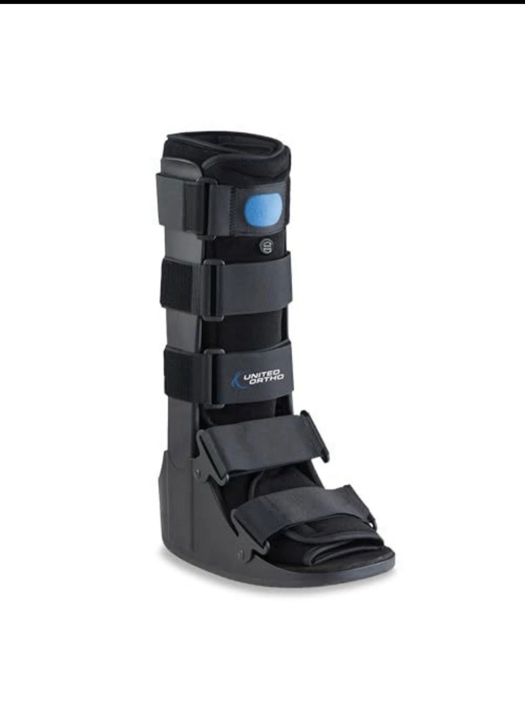 United Ortho Air Cam Walker Fracture Boot, Large, Black