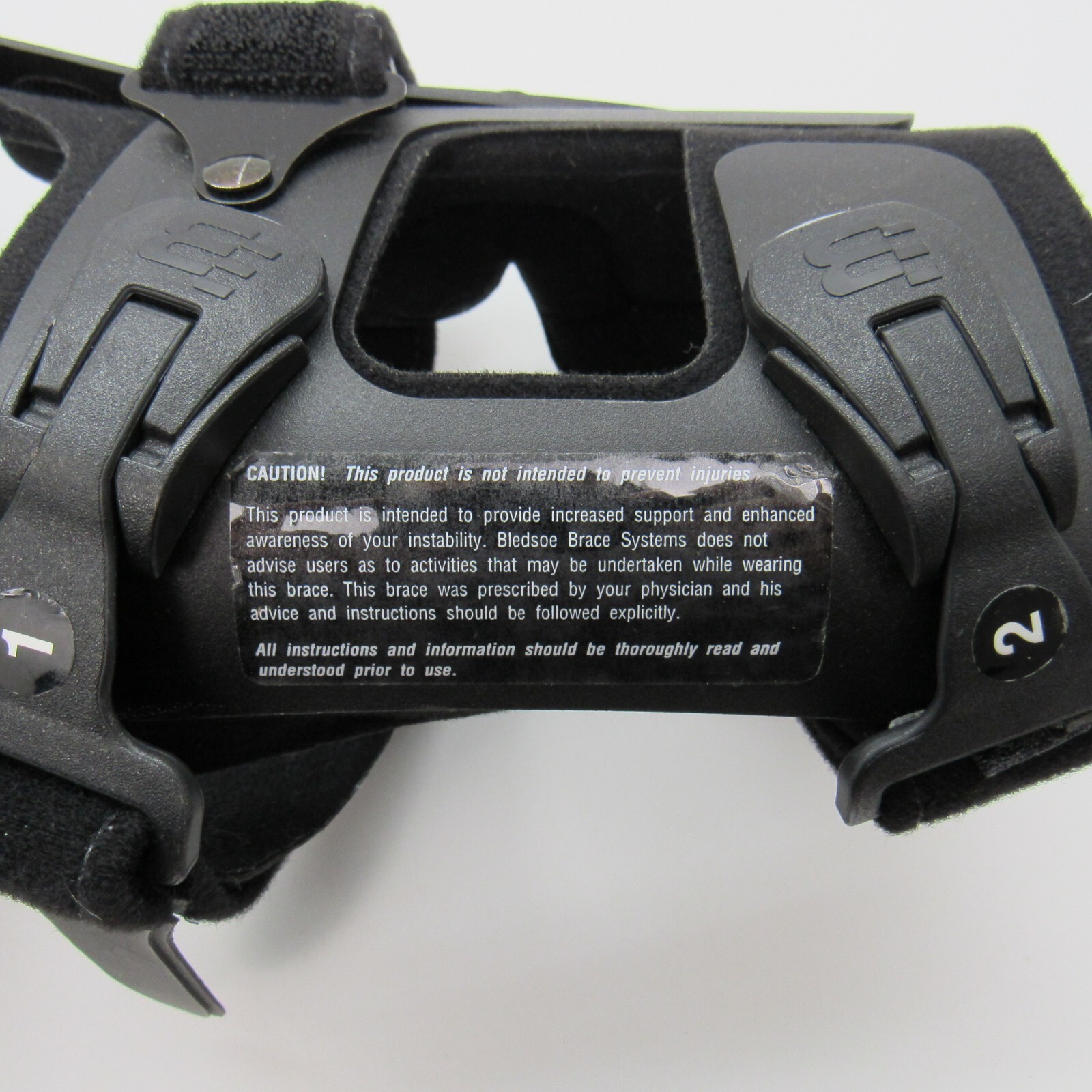 Bledsoe Aligner ESE Right Medial Knee Leg Brace Black