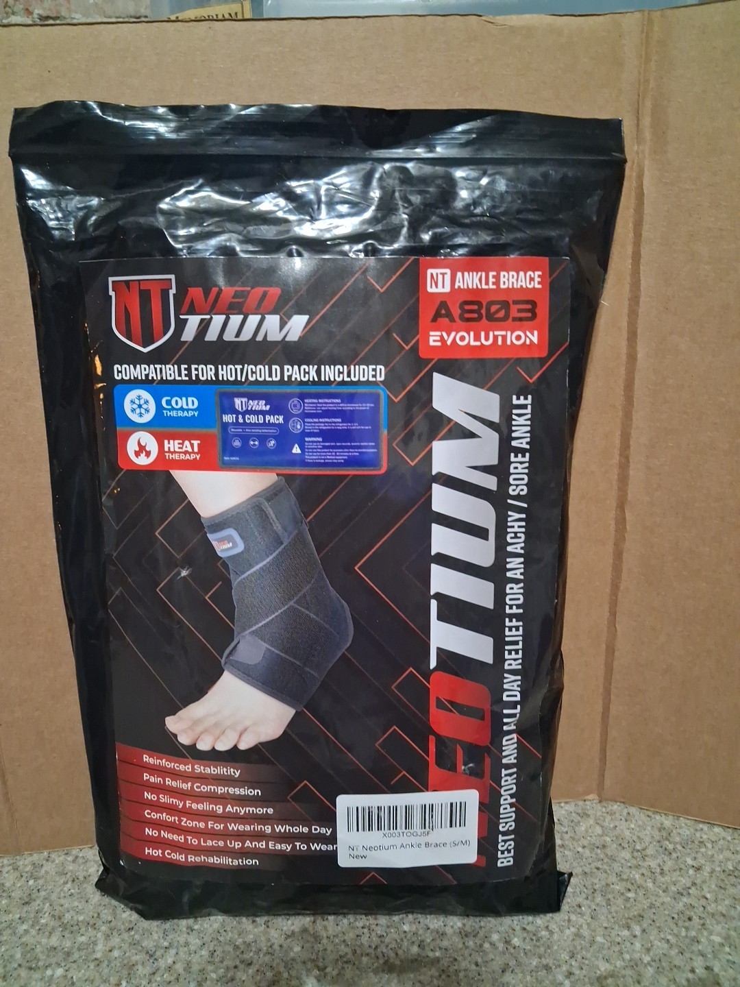 NEOTIUM Ankle Brace S/M – Hot and Cold Therapy