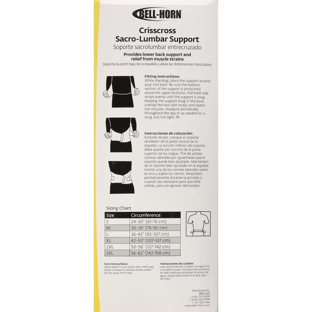 Bell-Horn CrissCross Sacro-Lumbar Support 2X-Large