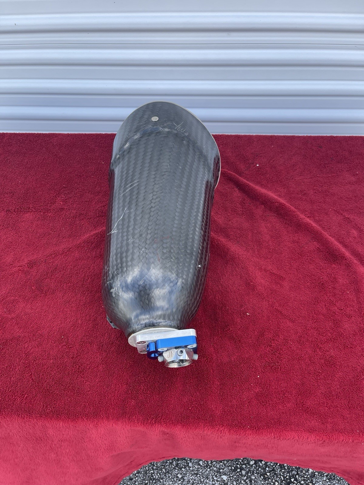 Above Knee Prosthetic Socket Left leg Carbon W Mounting Plate As Pictured.