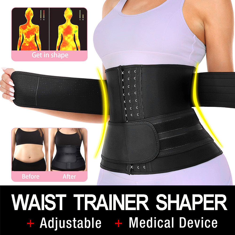 Trimmer Sauna Sweat Workout Girdle Body Shaper Belly Band Sports Belt Women Men