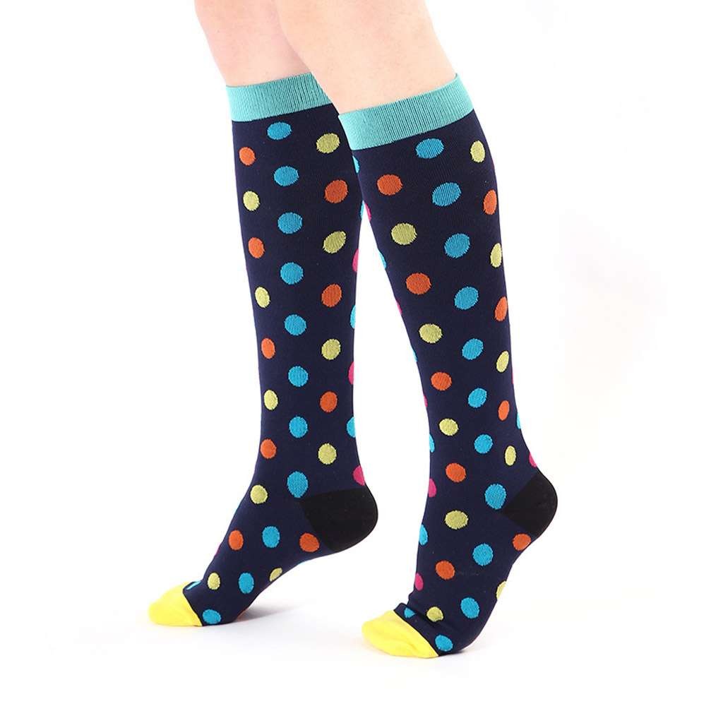 Wide Calf Compression Socks Men Women plus Size Knee High Support 20-30mmhg Sock